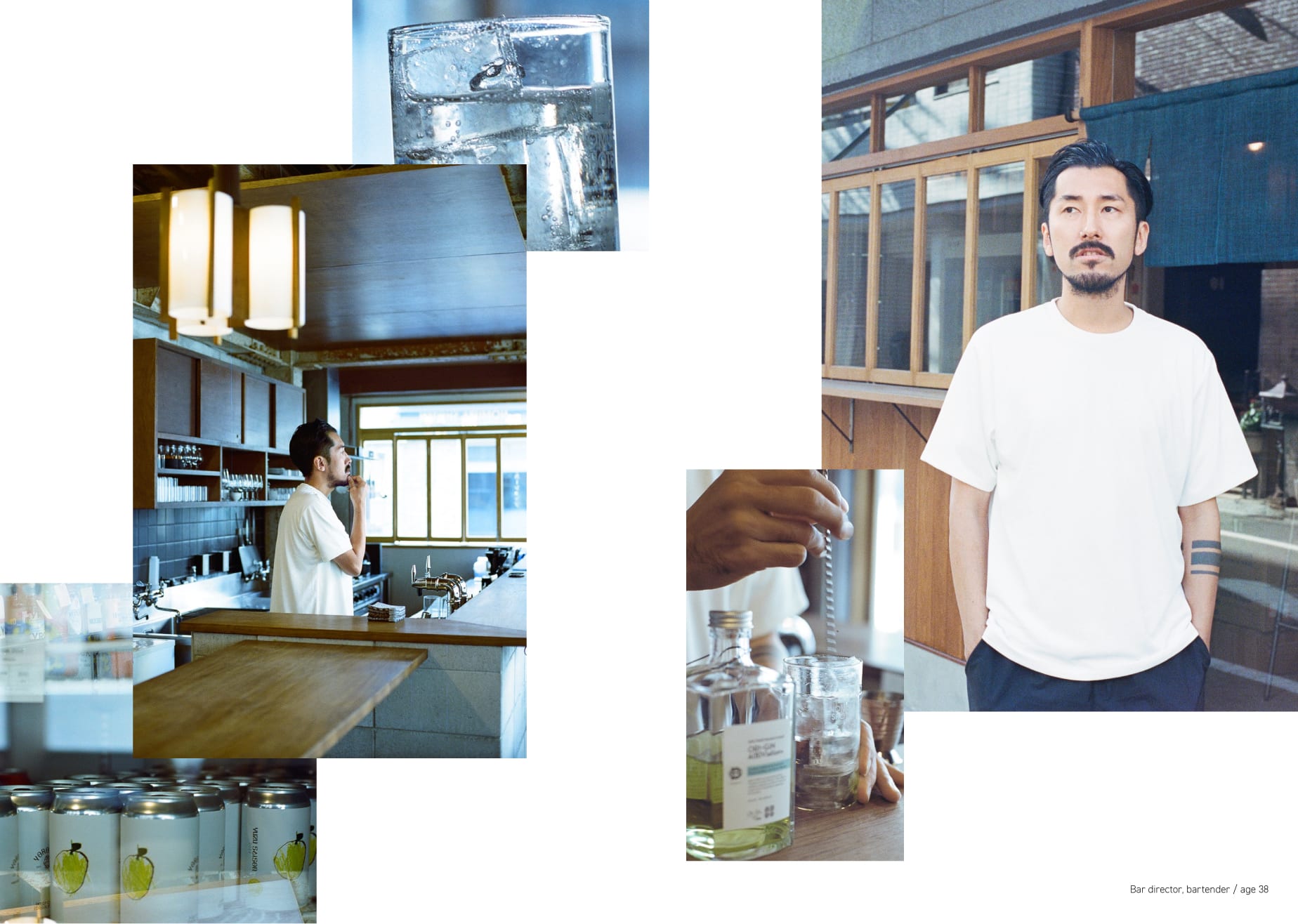 NEW BALANCE WHITE TEE promotional campaign